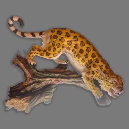 figura-porcelana-jaguar nuevo buen retiro