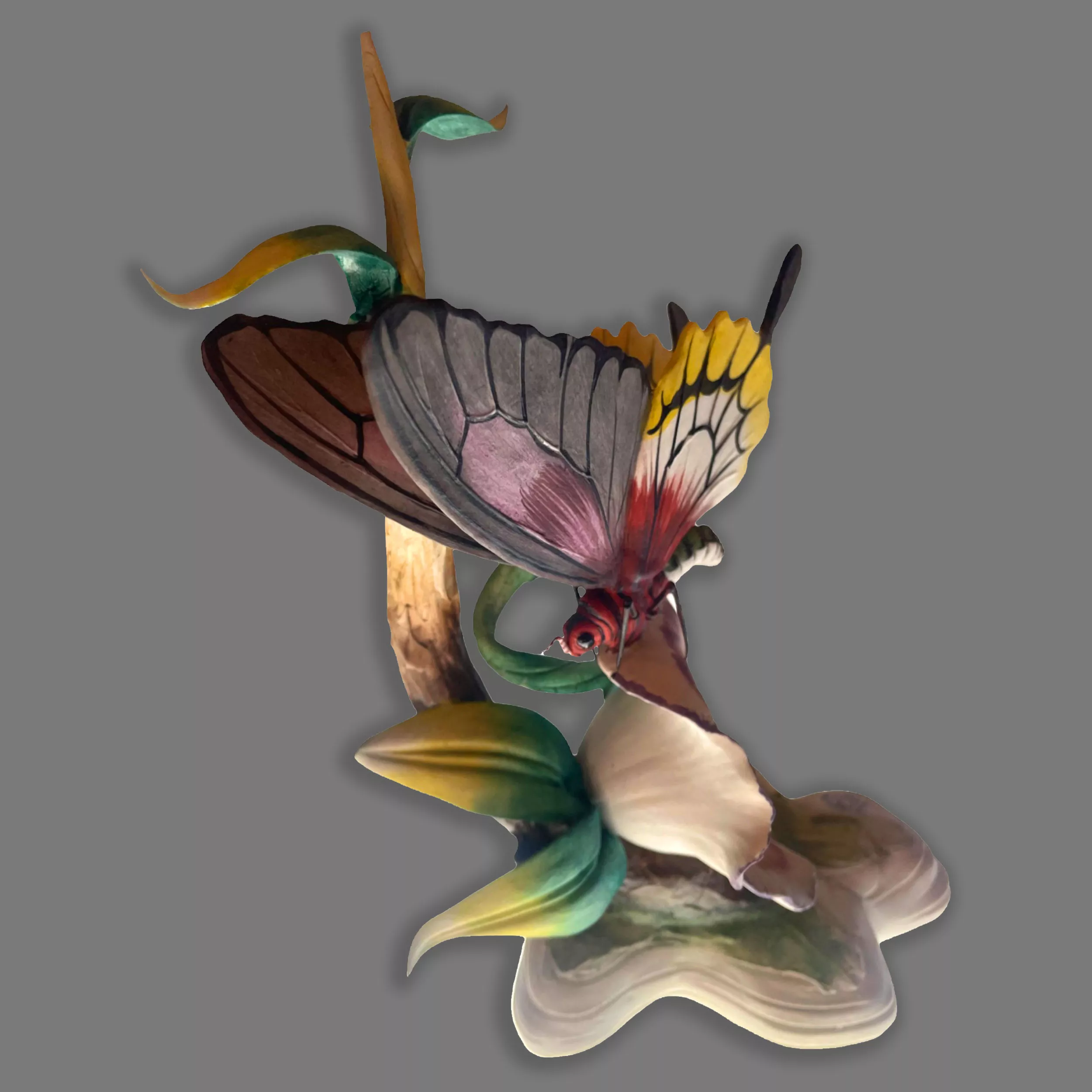 figura porcelona marca nuevo buen retiro mariposa grande