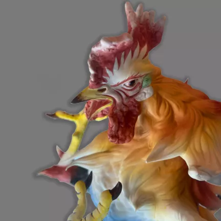 figuras de porcelana nuevo buen retiro gallos de pelea 23 03