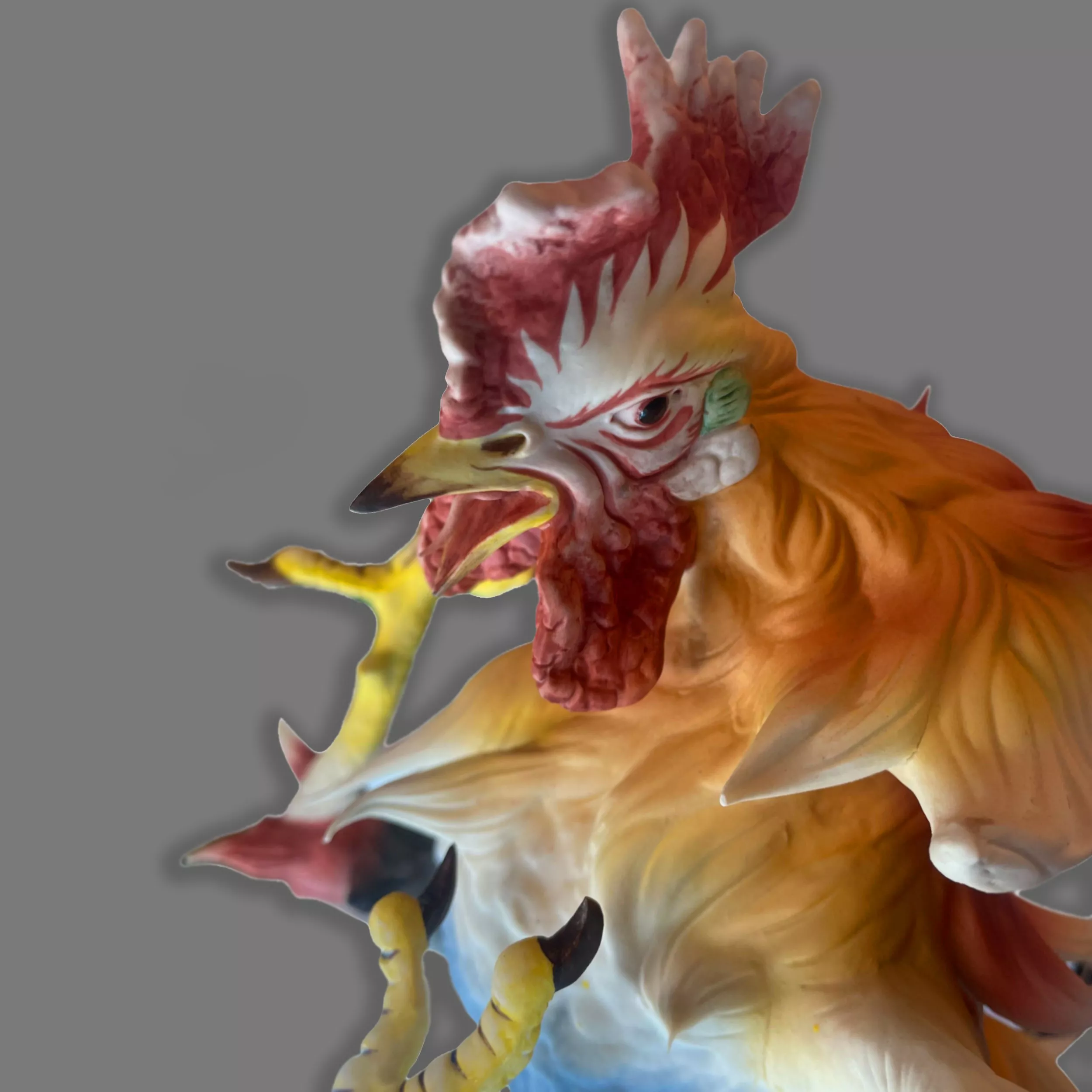 figuras de porcelana nuevo buen retiro gallos de pelea 23 03