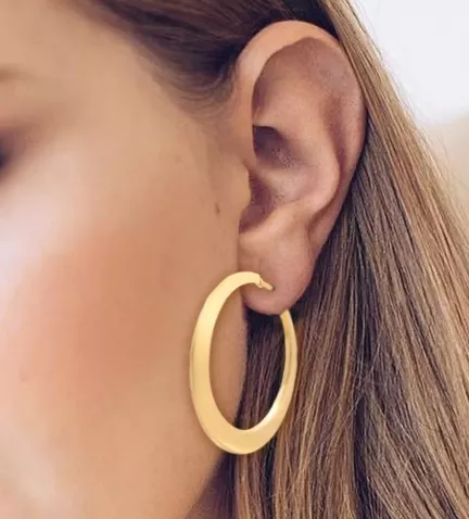 pendiente de aro oro 18 ktes 243 461 00310 10