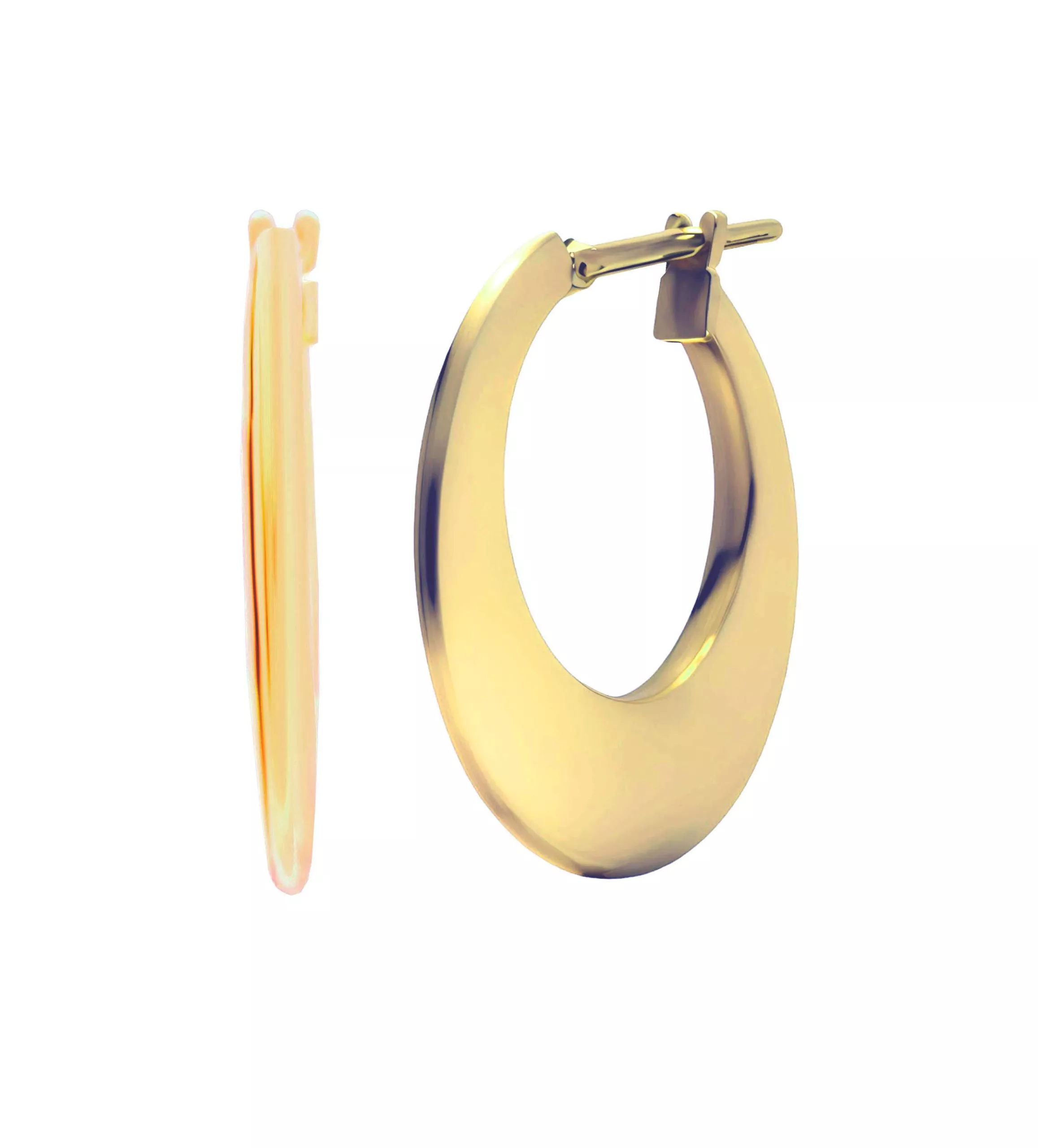 Pendientes oro 18 ktes criollas gallegas 243_461-00301 pendientes tipo aros en disminucion oro 18 ktes