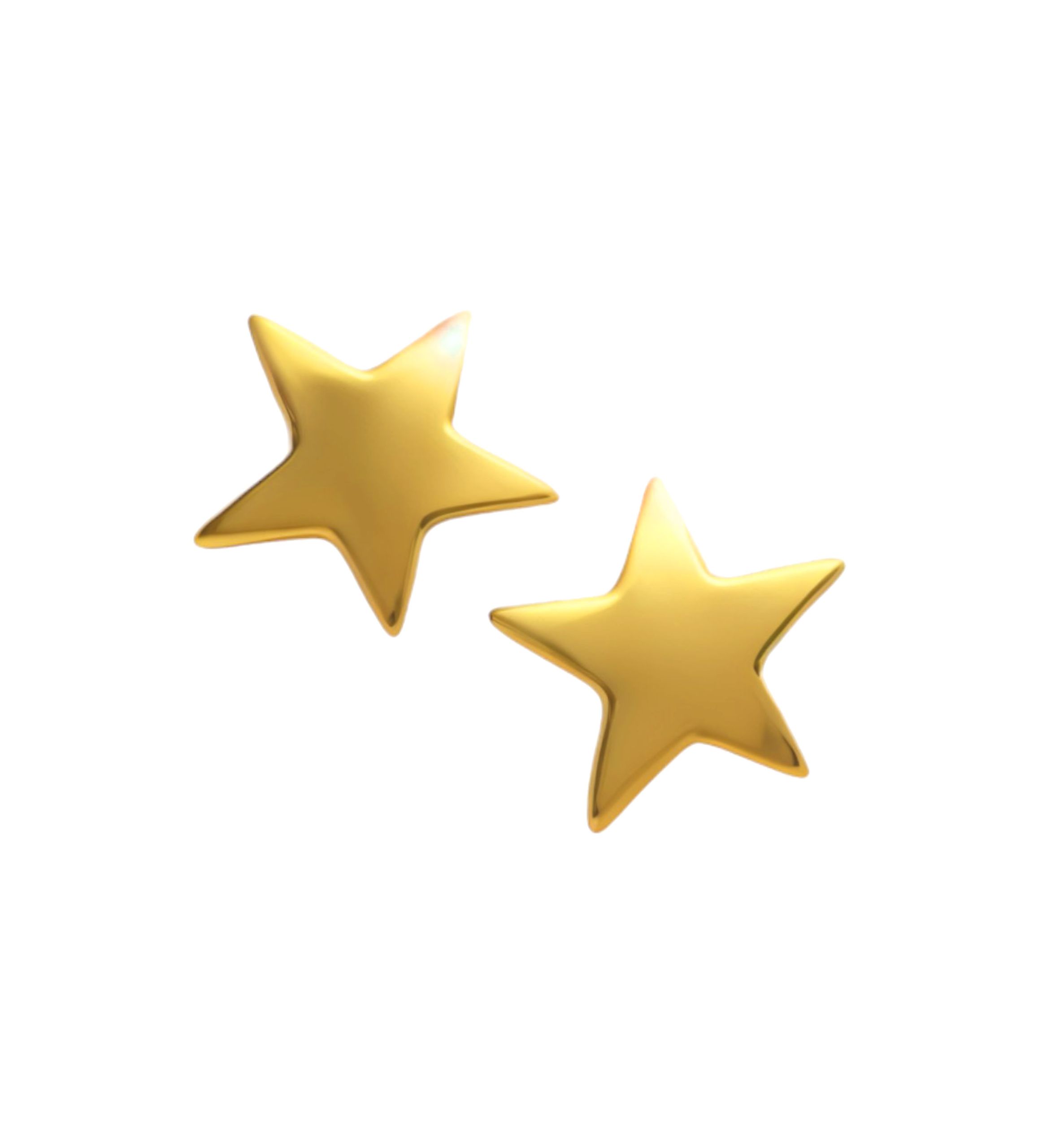 pendientes oro 18k estrellas