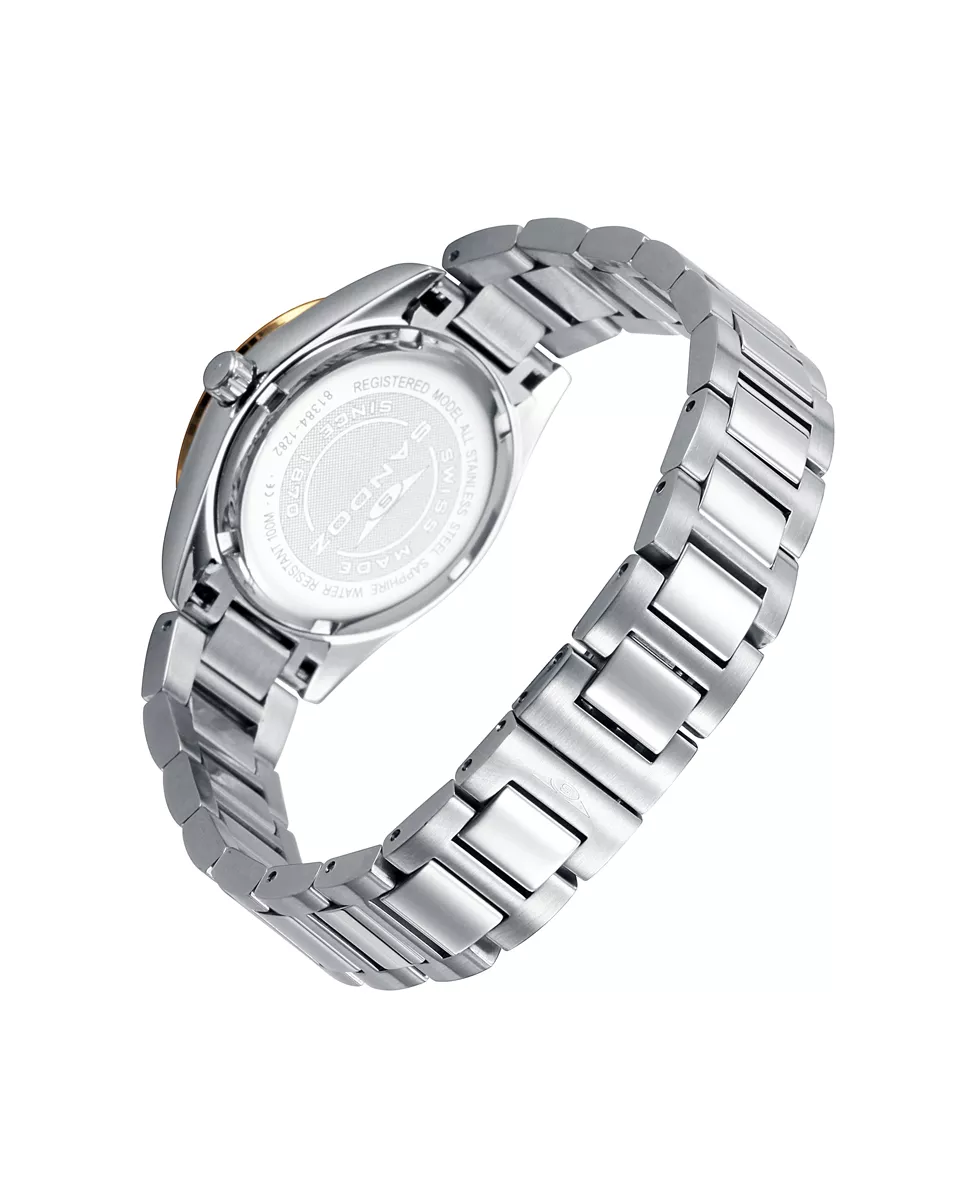 Reloj Sandoz mujer bisel y detalles chapados 81384-65 Reloj Sandoz mujer bisel y detalles chapados C