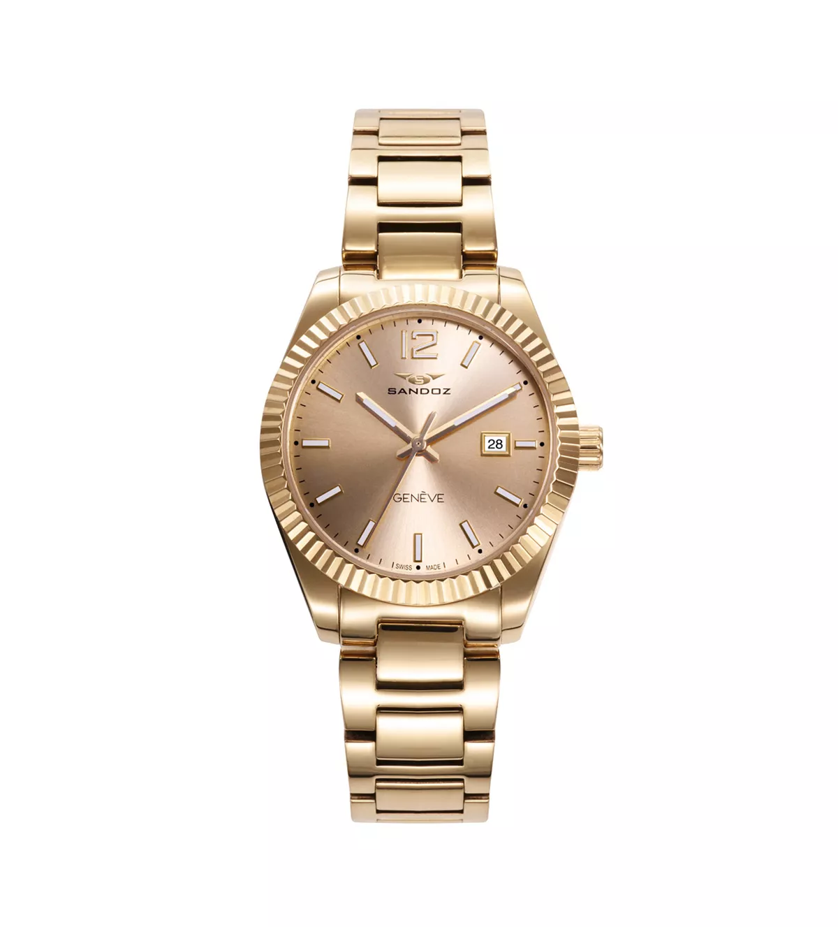 Reloj Sandoz mujer chapado en oro amarillo 81384-25 Reloj Sandoz mujer chapado en oro amarillo 81384-25