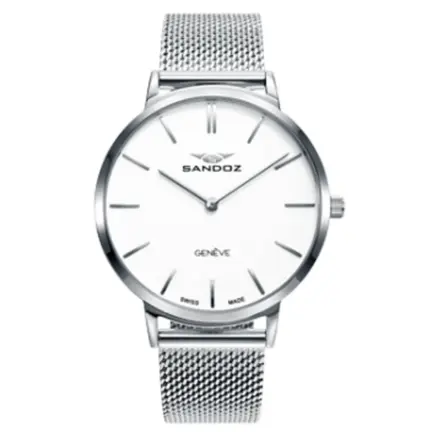 Reloj de acero Sandoz colección Classic Slim 81350-07