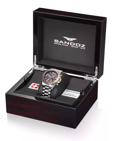 Reloj cronógrafo Sandoz colección Sport acero 81531-17 B