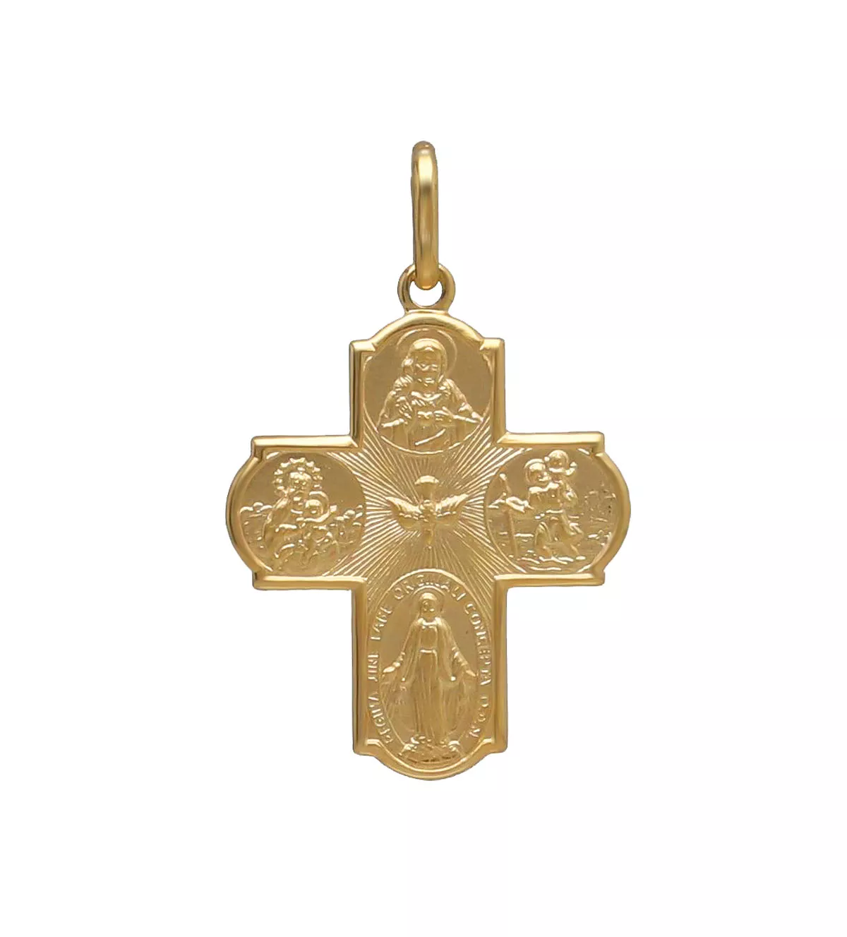 La simbología de las cruces: Joyas personalizadas en plata y oro Cruz de oro Retablo 289_1240166CR