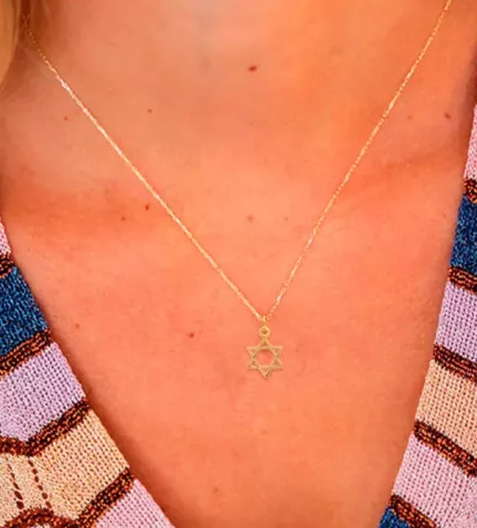 estrella de david oro 18 ktes 002 6475 CR 10