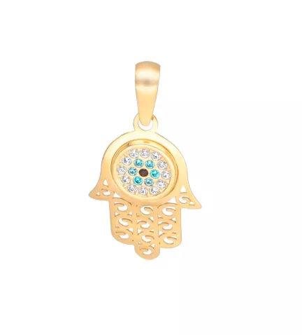 mano de fatima oro 19 ktes