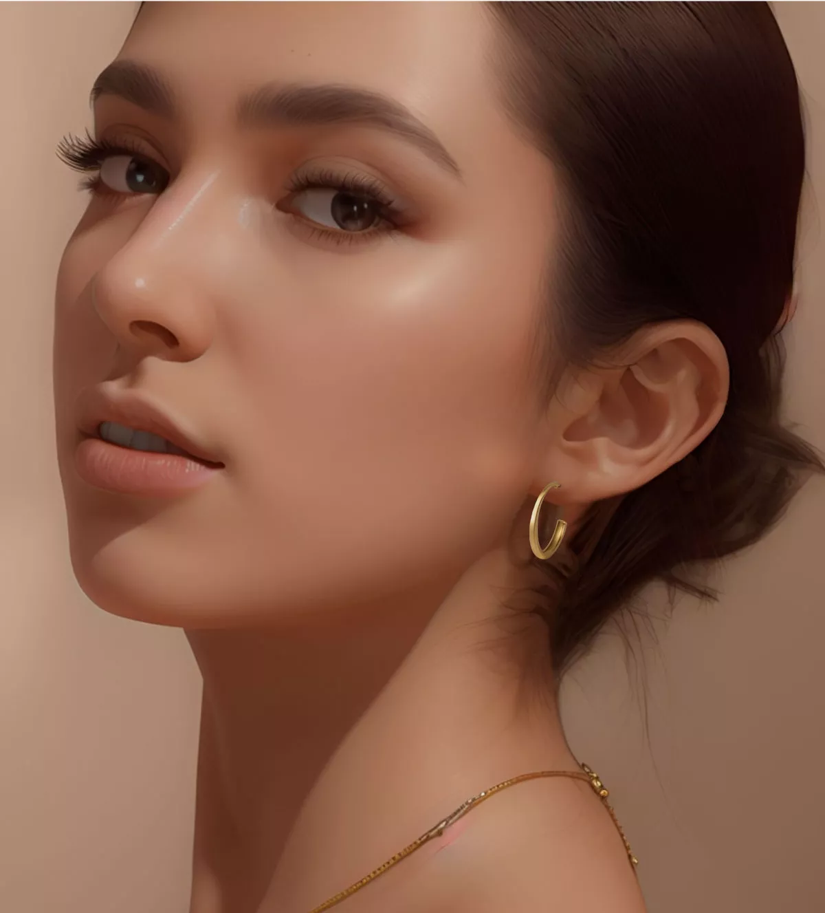 Pendientes de oro 18 ktes Aurora Dorada 002_56604-P Pendientes de oro 18 ktes Aurora Dorada 002_56604-P - Imagen 2