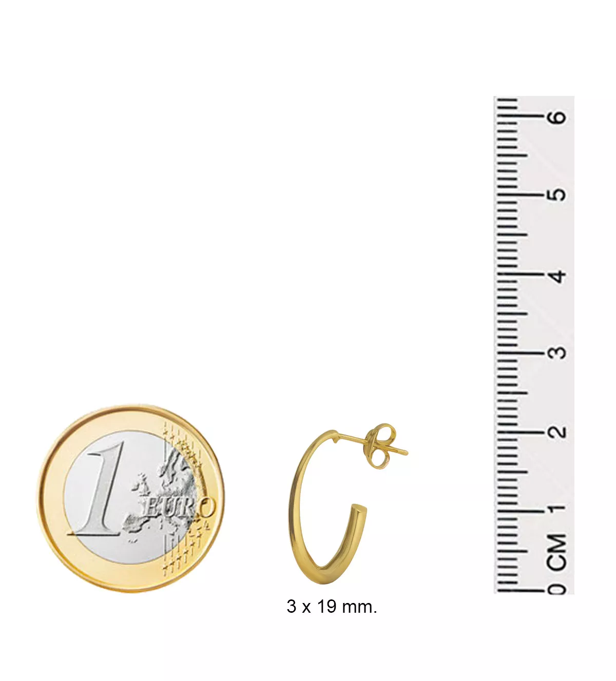 Pendientes de oro 18 ktes Aurora Dorada 002_56604-P Pendientes de oro 18 ktes Aurora Dorada 002_56604-P - Imagen 4