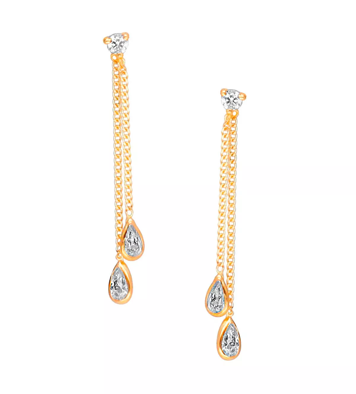 Pendientes oro 18k Destellos Dorados 002_56136-P Pendientes oro 18k Destellos Dorados 002_56136-P - Imagen 2