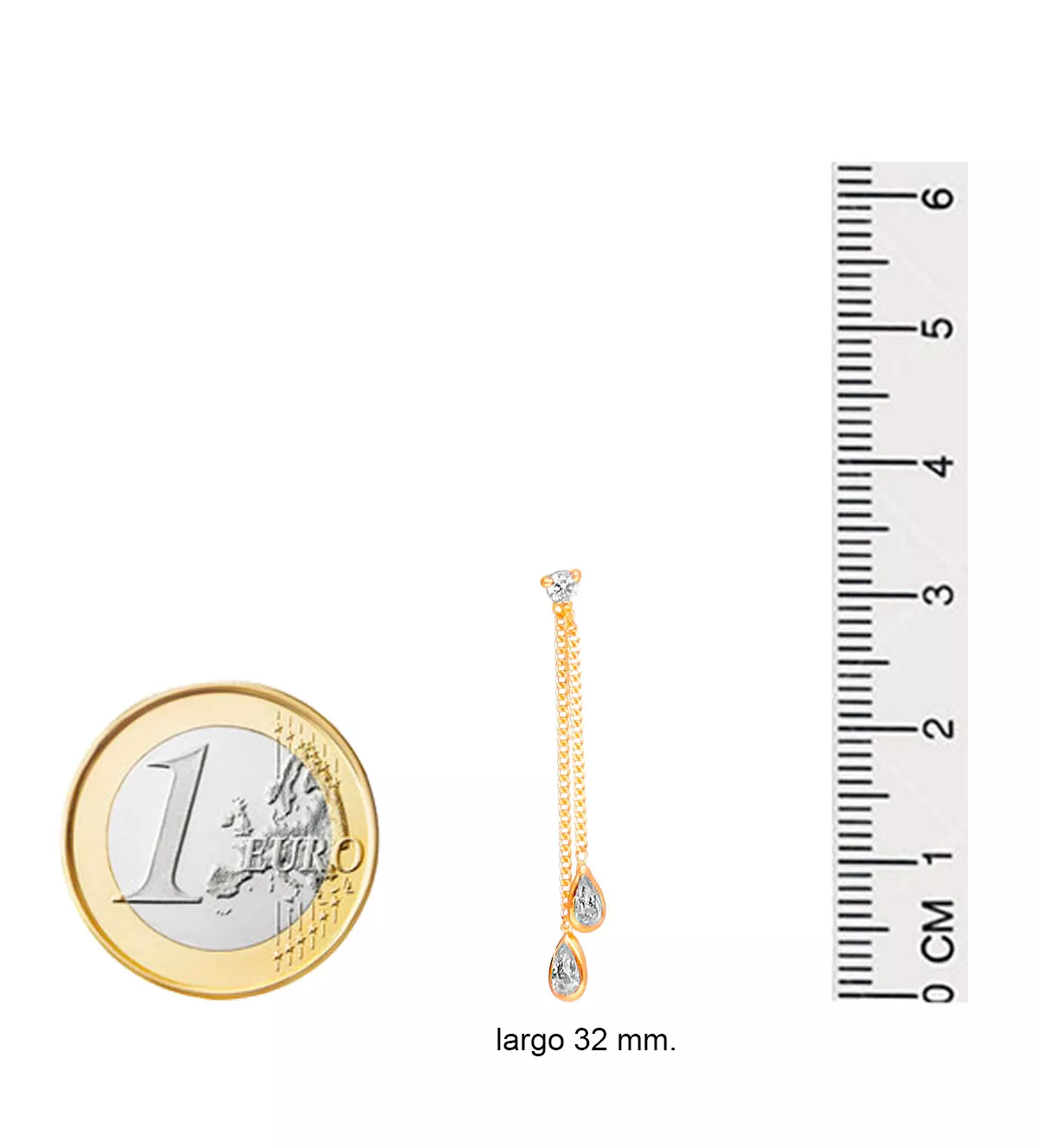 Pendientes oro 18k Destellos Dorados 002_56136-P Pendientes oro 18k Destellos Dorados 002_56136-P - Imagen 4