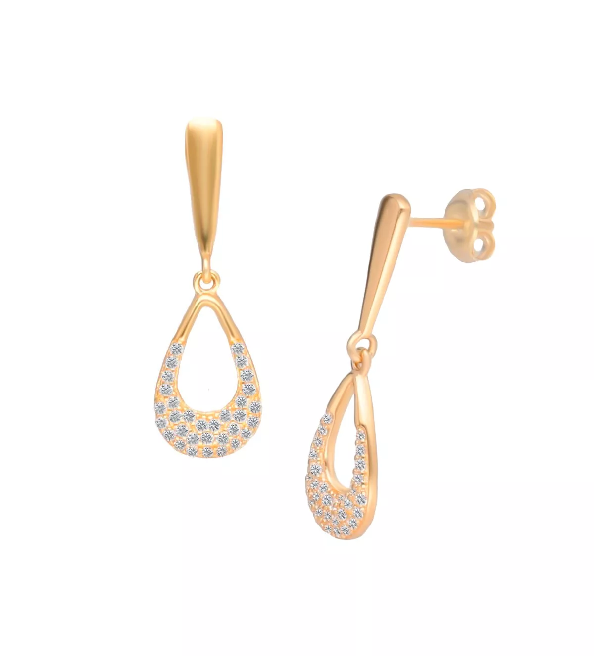 Pendientes de oro 18 ktes Aurora Brillante Pendientes de oro 18 ktes Aurora Brillante - Imagen 3