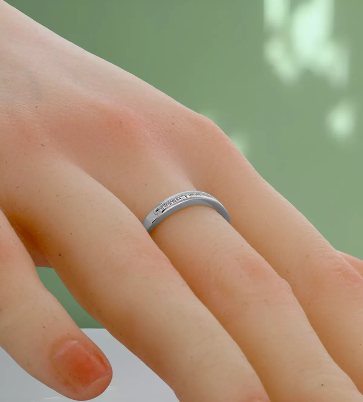 Anillo de compromiso oro blanco Aura Blanca Anillo de compromiso oro blanco Aura Blanca - Imagen 4