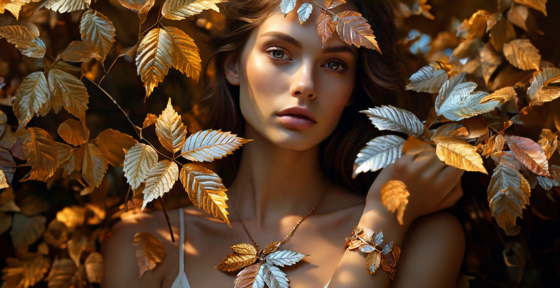 Joyería de la Naturaleza: Joyas Únicas Hechas con Hojas Naturales Joyeria de la NaturalezaAccesorio