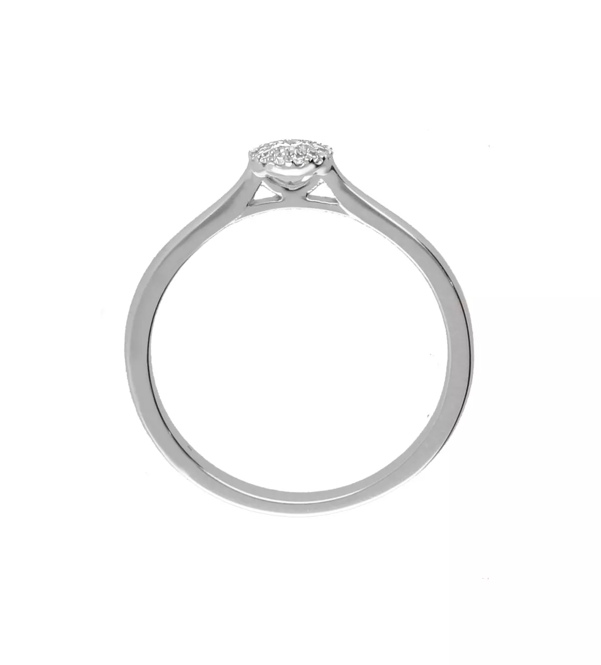 Anillo de compromiso oro blanco 14 Deseos Anillo de compromiso oro blanco 14 Deseos - Imagen 5