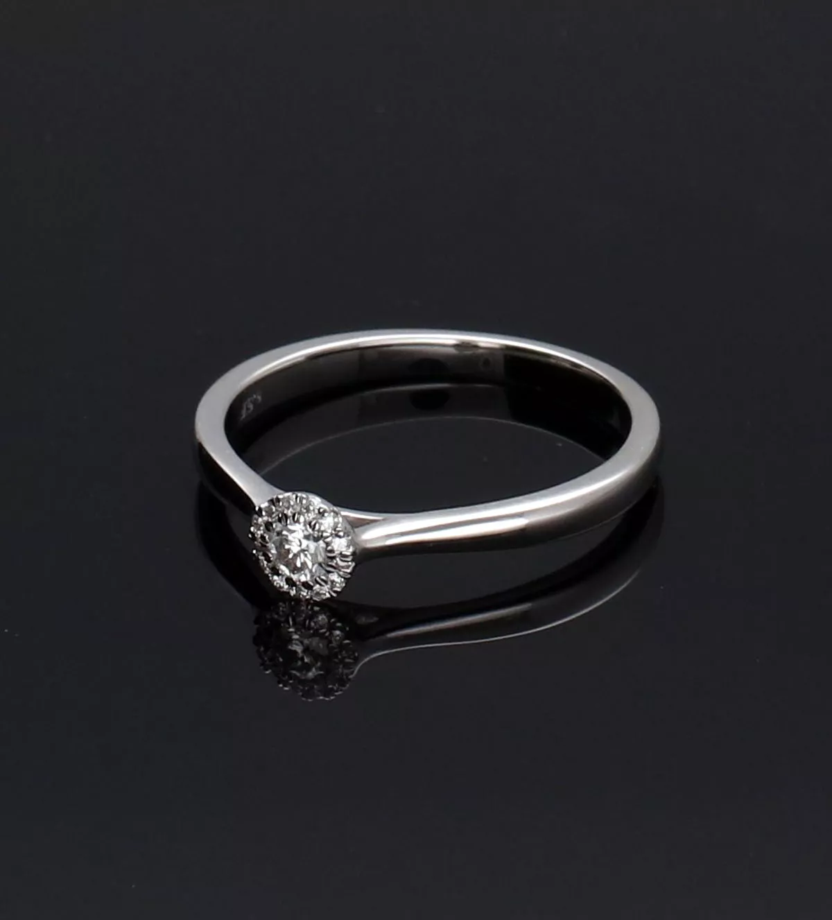 Anillo de compromiso oro blanco 14 Deseos Anillo de compromiso oro blanco 14 Deseos - Imagen 6