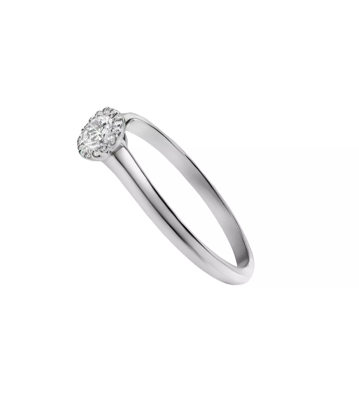 Anillo de compromiso oro blanco 17 Deseos Anillo de compromiso oro blanco 17 Deseos - Imagen 3