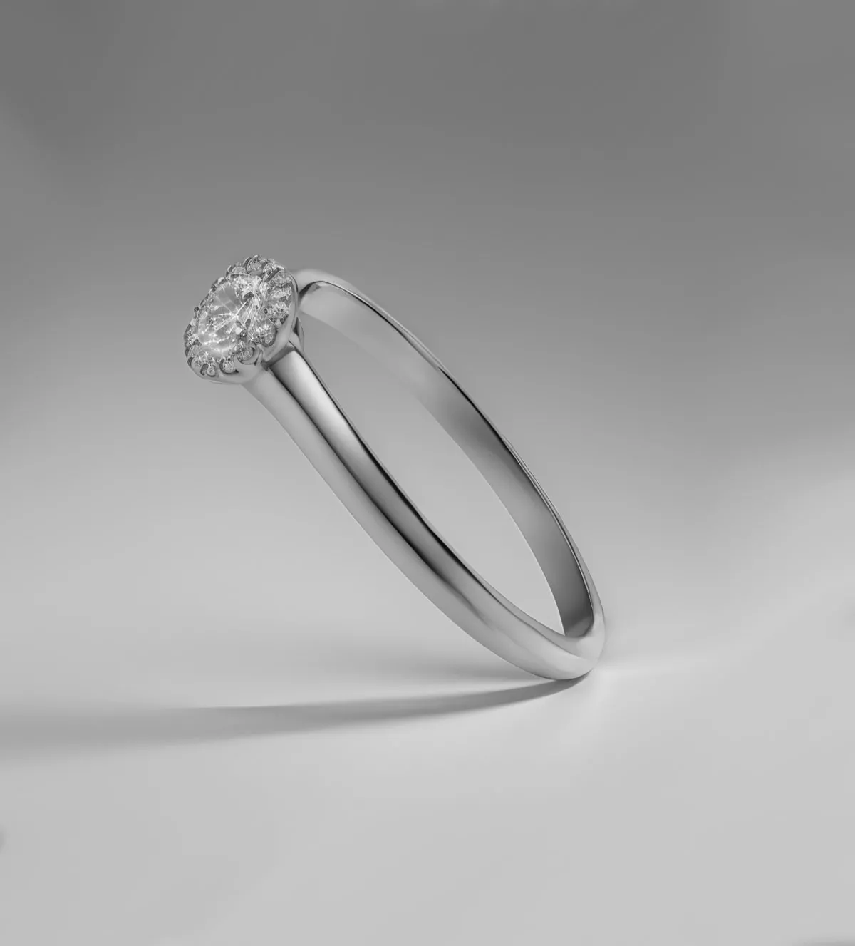 Anillo de compromiso oro blanco 17 Deseos Anillo de compromiso oro blanco 17 Deseos - Imagen 9