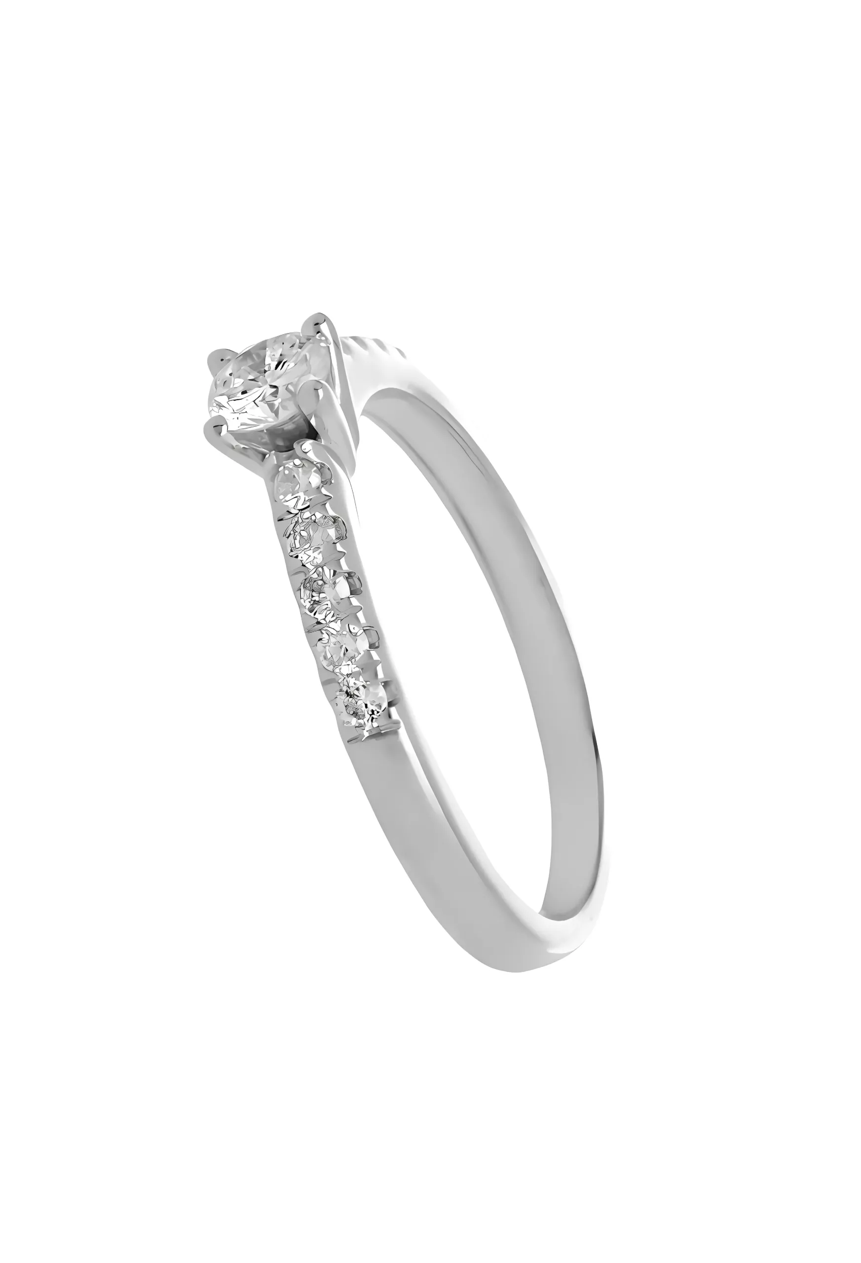 Anillo de compromiso oro blanco Sinfonía de Luz Anillo de compromiso oro blanco Sinfonía de Luz - Imagen 4