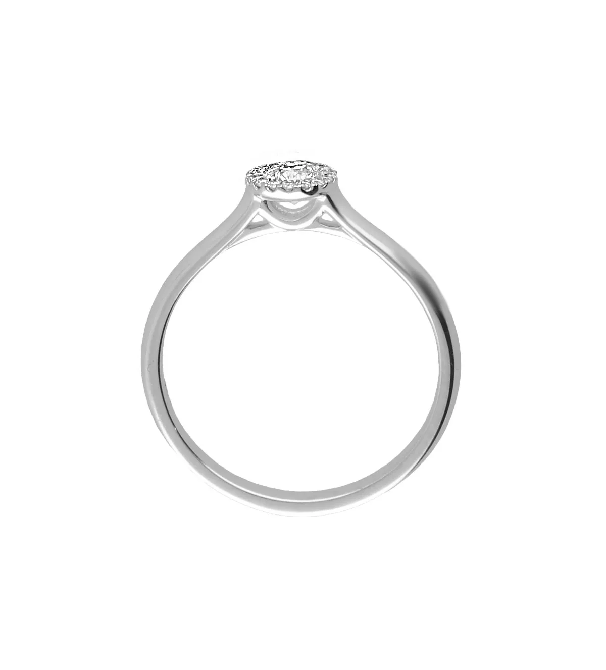 Anillo de compromiso oro blanco Lucero Eterno Anillo de compromiso oro blanco Lucero Eterno - Imagen 5