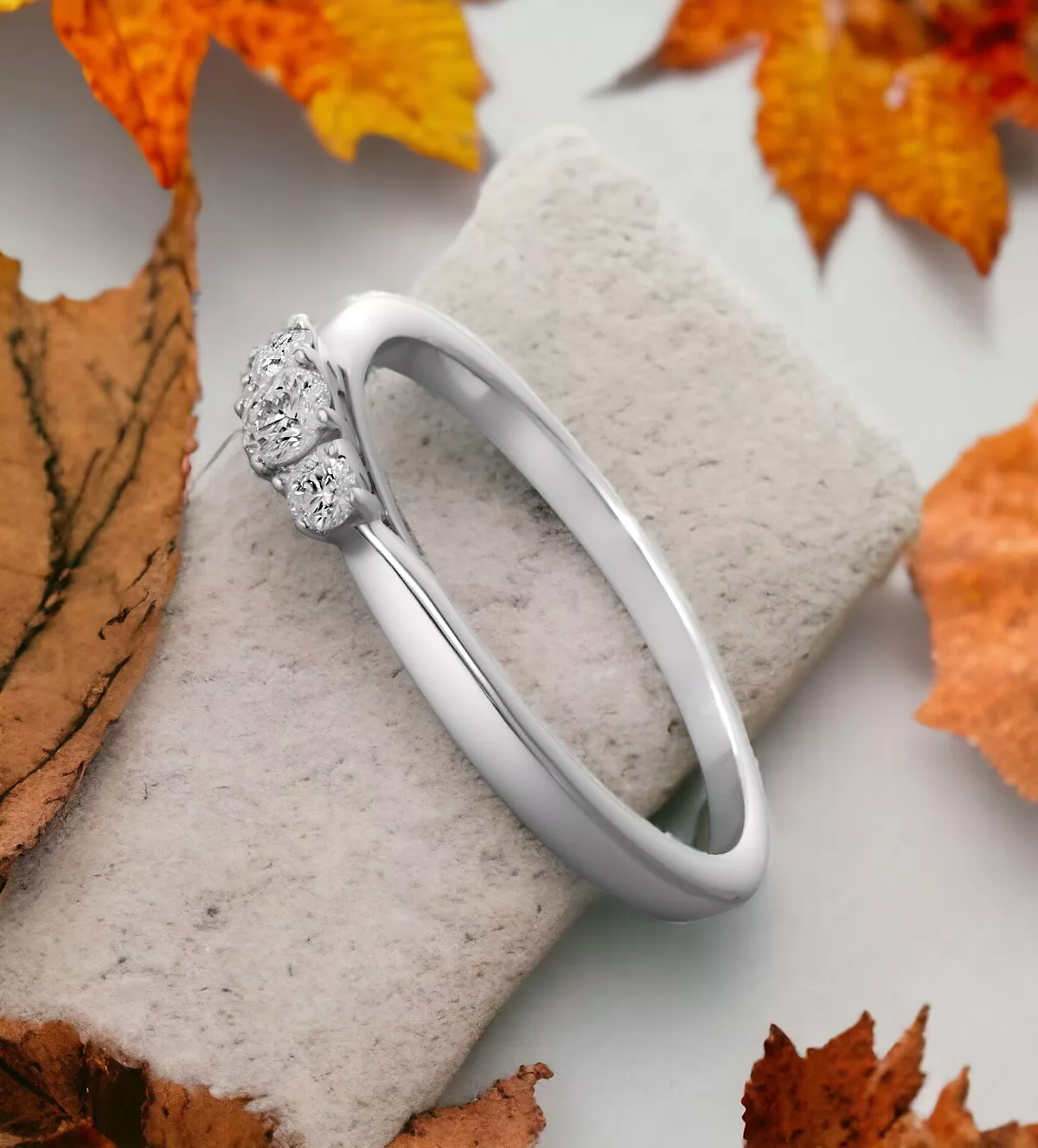 Anillo de compromiso oro blanco Te Amo Infinito Anillo de compromiso oro blanco Te Amo Infinito - Imagen 9