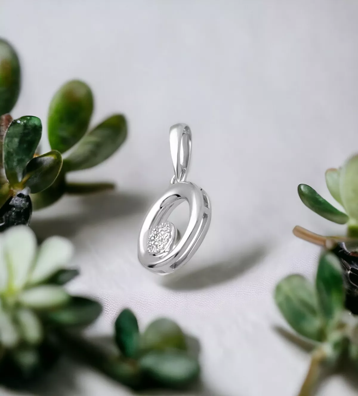 Colgante de oro blanco 18k con diamantes Ciclo de Diamantes Colgante de oro blanco 18k con diamantes Ciclo de Diamantes - Imagen 6