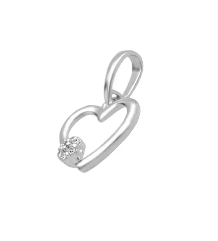 colgante oro blanco con diamantes corazon 243 ESI AAOIH 01