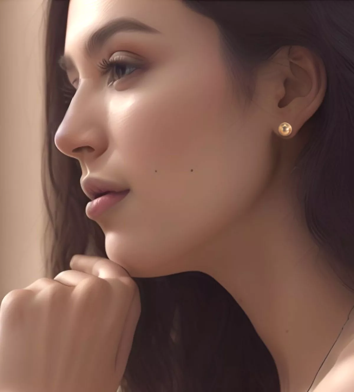 Pendientes de oro rosa 18 ktes bolas de 8 mm. Pendientes de oro rosa 18 ktes bolas de 8 mm. - Imagen 2