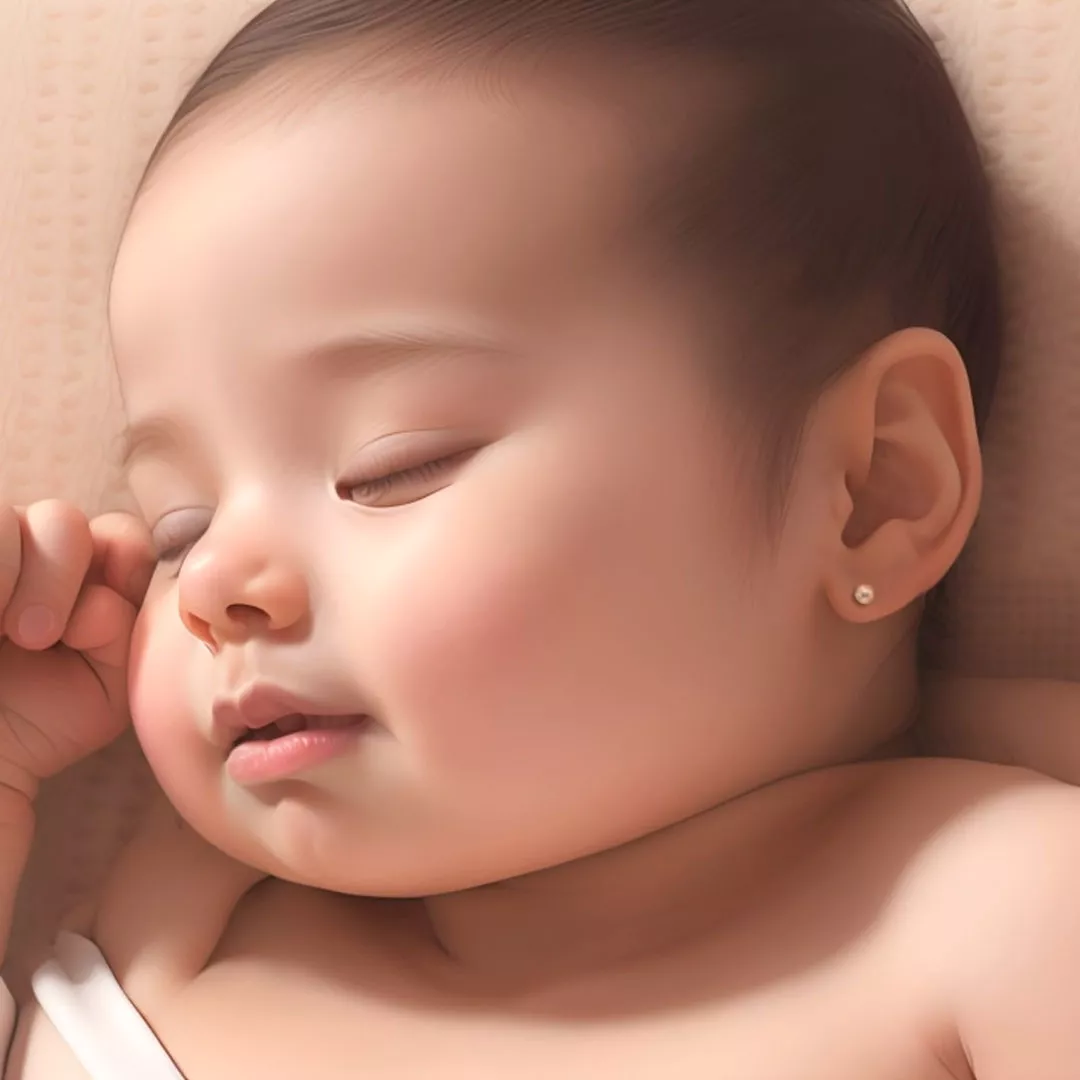 pendientes oro rosa bolas de 3 mm para bebe 289 0491013PR 10 1