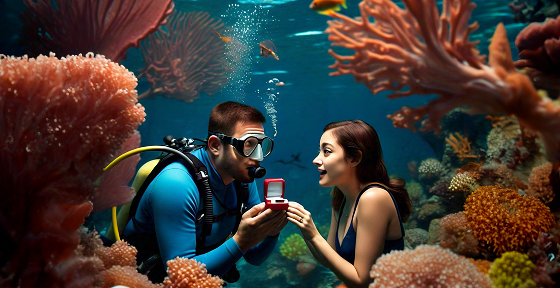 39 Ideas originales para pedir matrimonio propuesta buceandopost