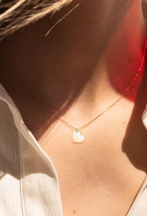 Colgante de oro amarillo 18k Dorado Chip Colgante de oro amarillo 18k Dorado Chip - Imagen 3