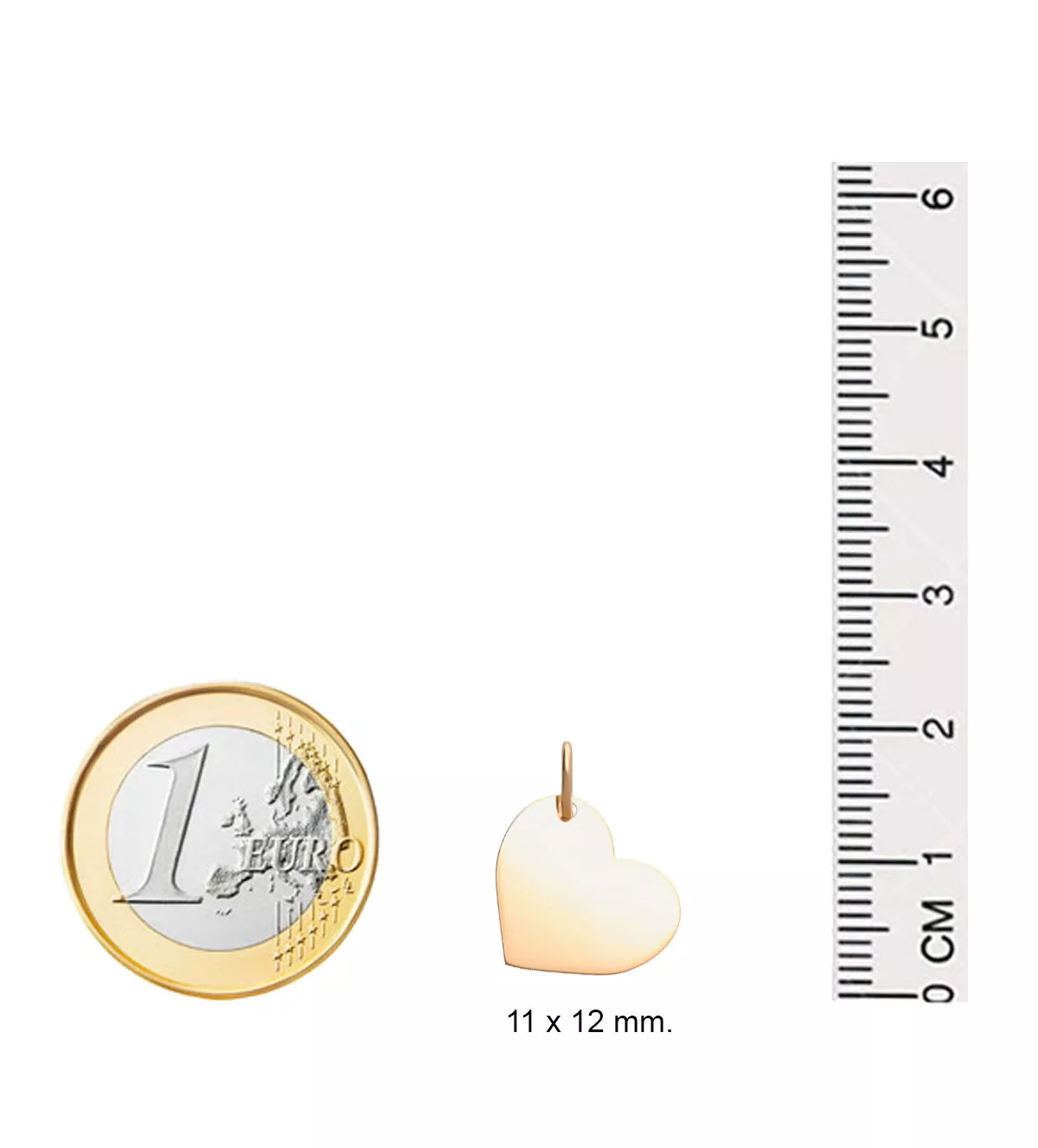 Colgante de oro amarillo 18k Dorado Chip Colgante de oro amarillo 18k Dorado Chip - Imagen 4