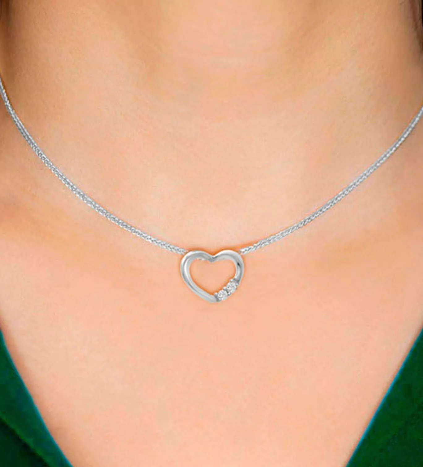 Colgante de oro blanco 18k y diamantes Encanto Calado colgante de oro blanco 18k con diamantes