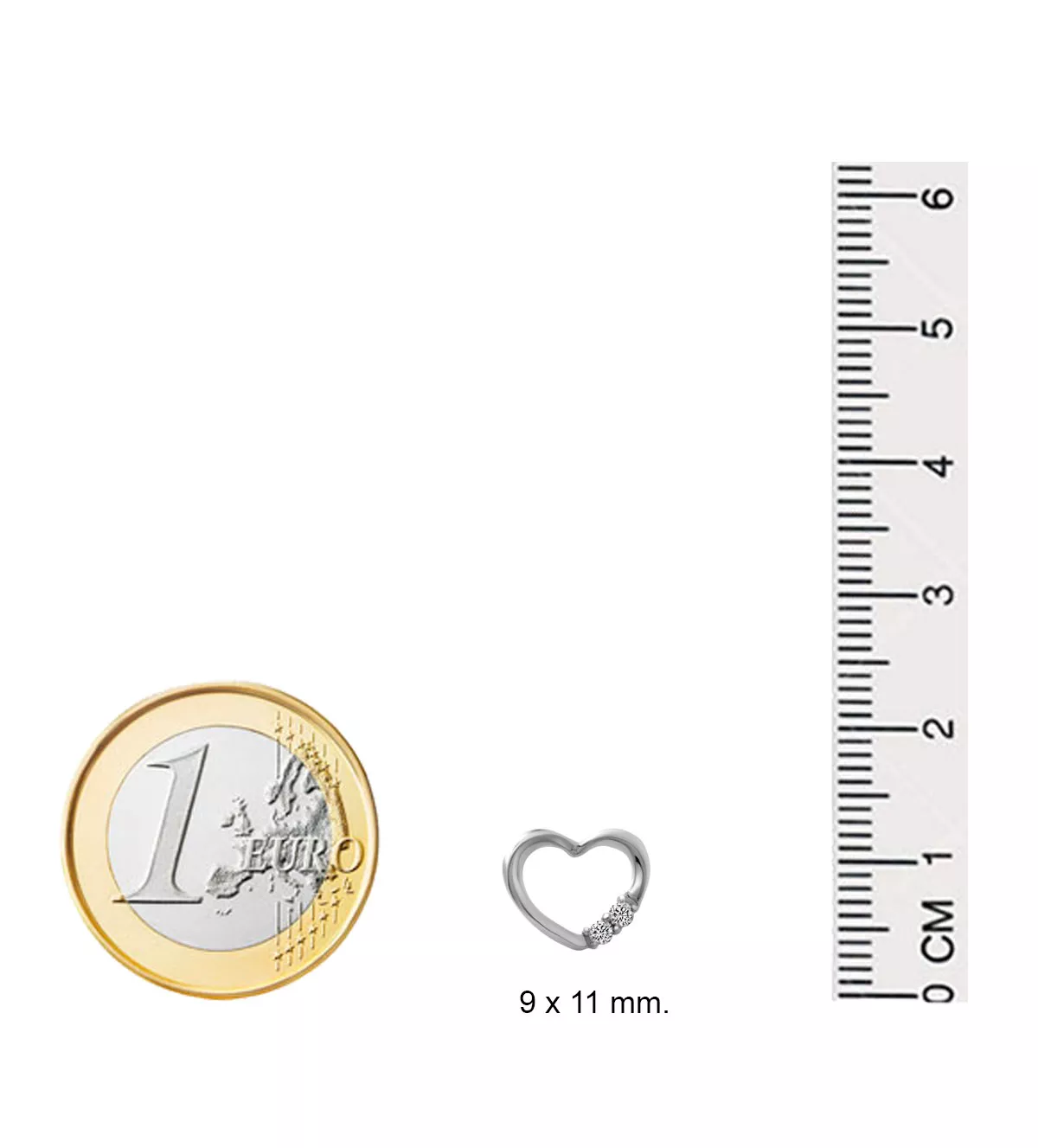 Colgante de oro blanco 18k y diamantes Encanto Calado colgante de oro blanco 18k con diamantes