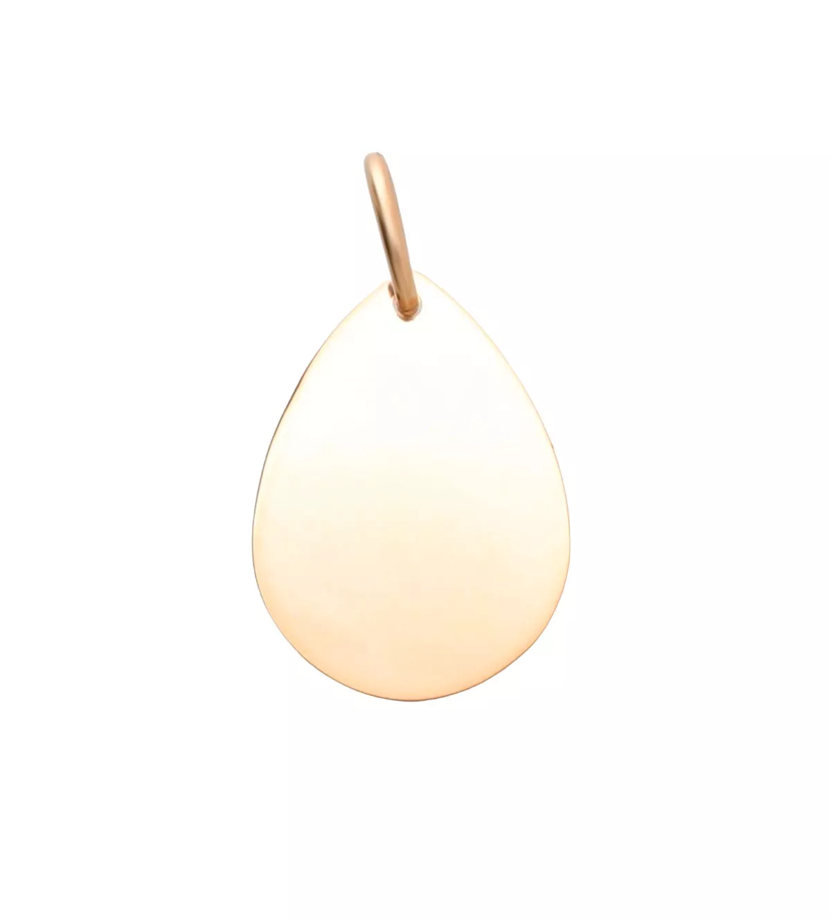 Colgante de oro amarillo 18k Lagrima Dorada colgante de oro amarillo 18k forma de lagrima