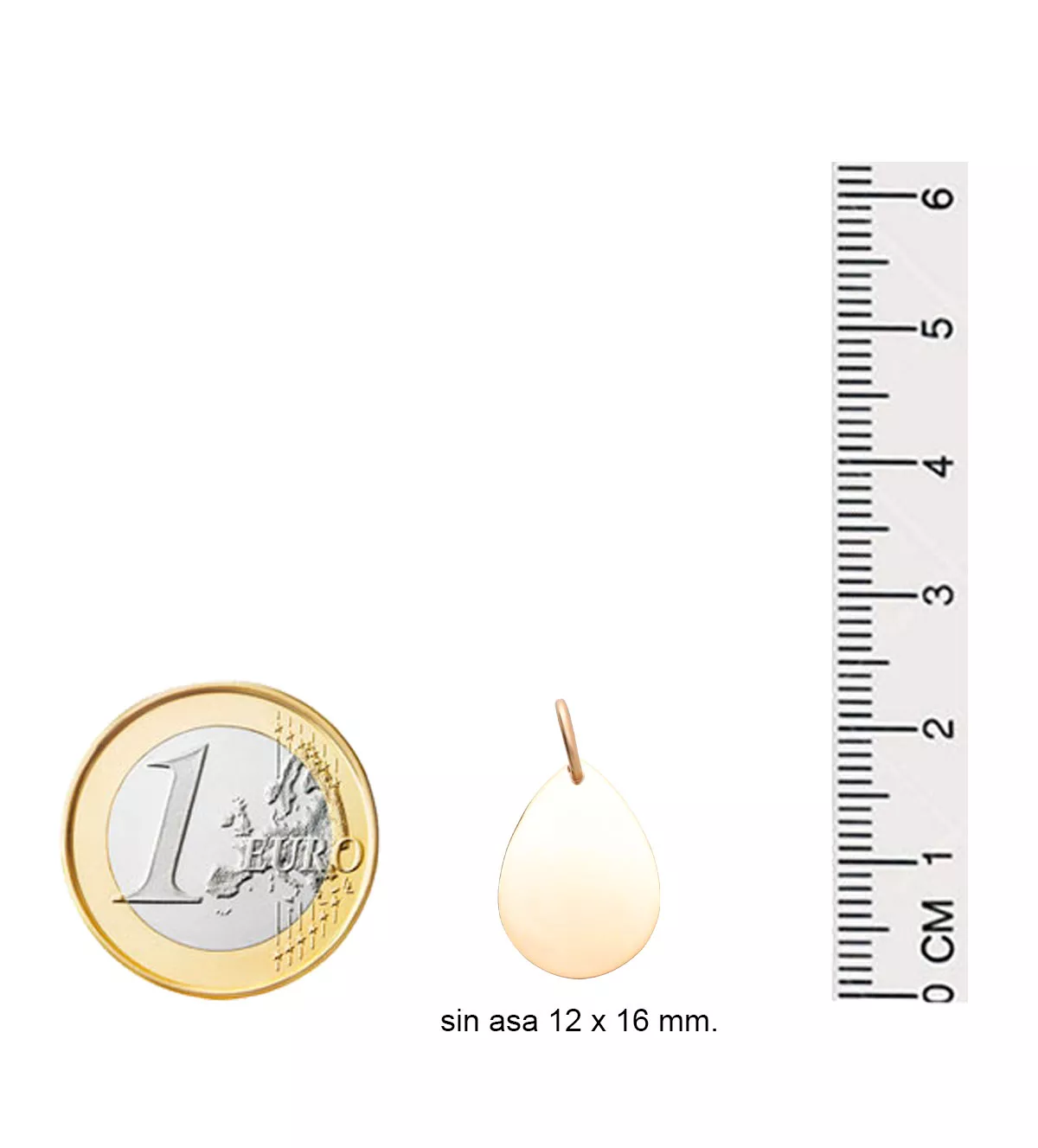 Colgante de oro amarillo 18k Lagrima Dorada Colgante de oro amarillo 18k Lagrima Dorada - Imagen 4