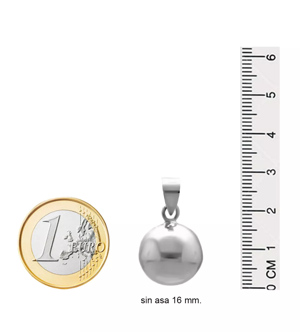 Colgante de plata llamador de ángeles 315-43462 colgante de plata llamador de angeles medidas