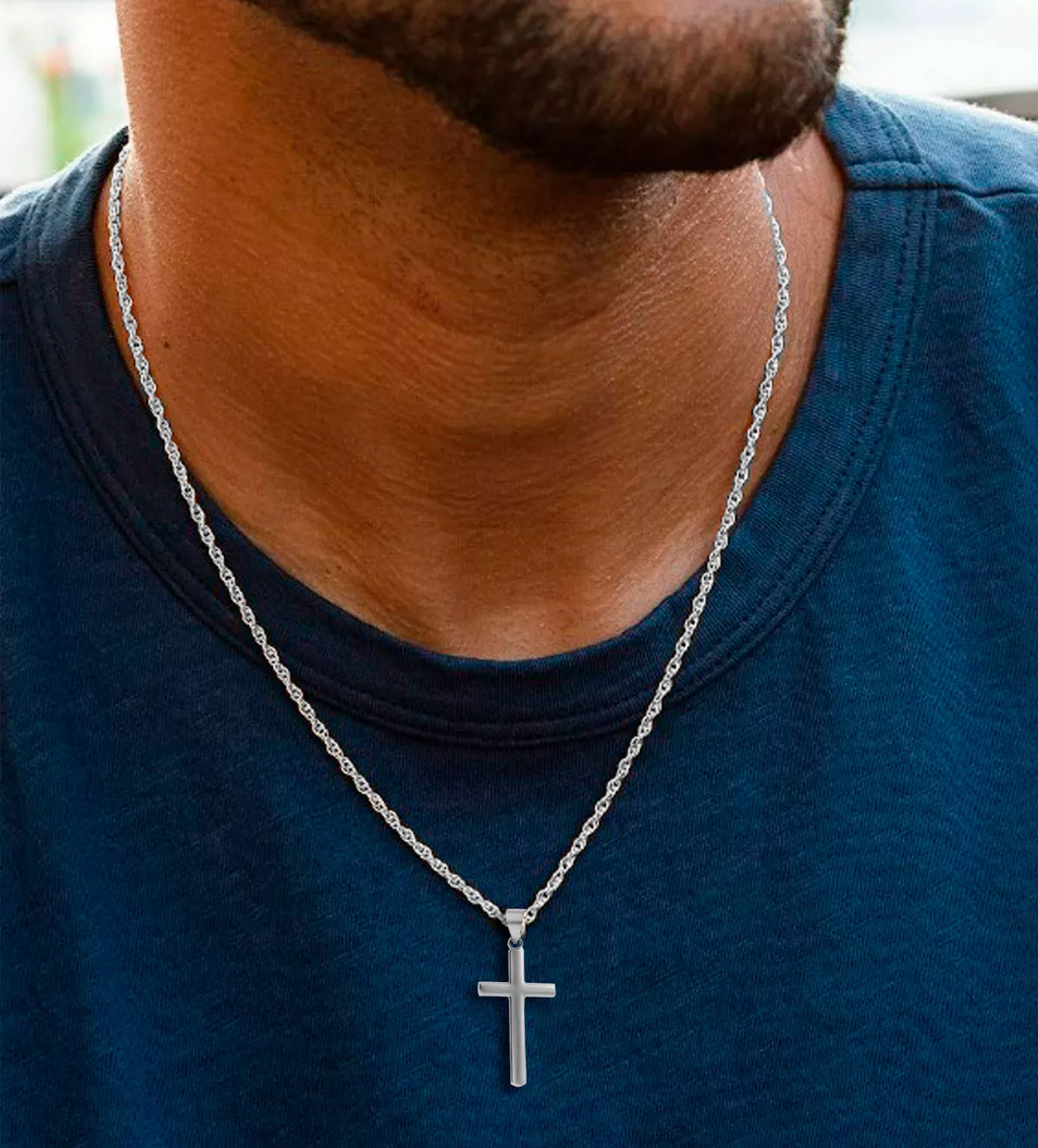 Cruz de plata 031_133-CRU-P10C cruz de plata foto para parrilla web modelo masculino