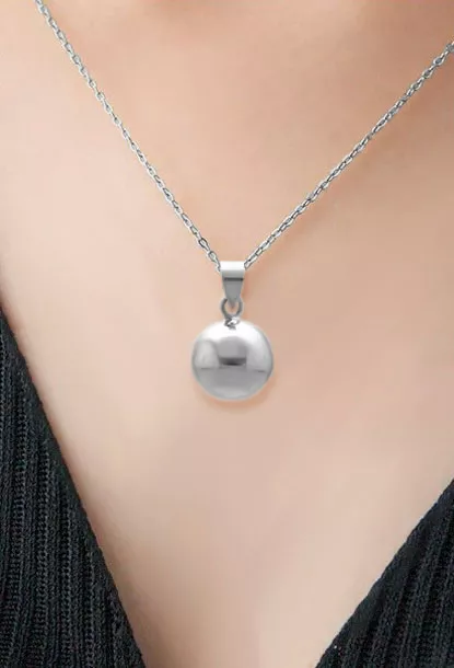 Colgante de plata llamador de ángeles 315-43461 colgante de plata llamador de angeles modelo