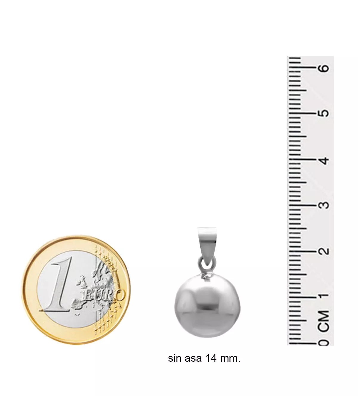 Colgante de plata llamador de ángeles 315-43461 colgante de plata llamador de angeles medidas