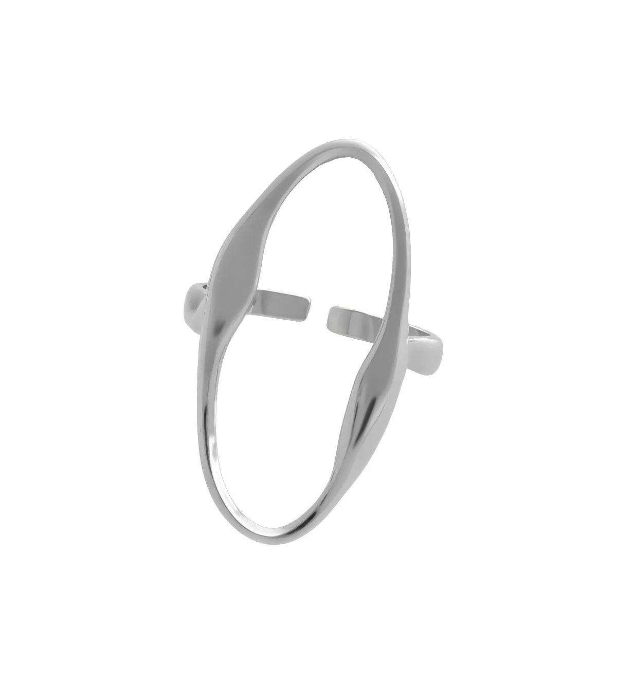 Anillo de plata "Signature Argent" anillo de plata ovalo calado vista principal