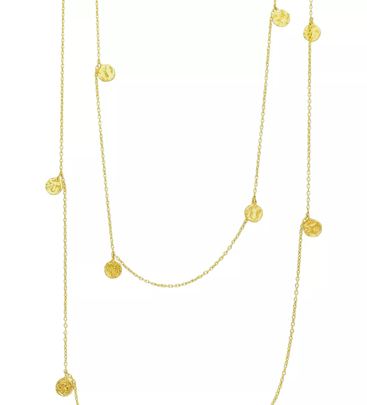 Collar de plata "9 discs" marca Jorge Revilla