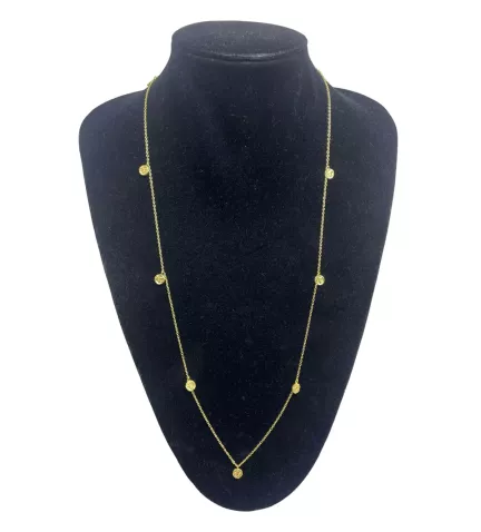 collar de plata marca jorge revilla 7 disc toma peto