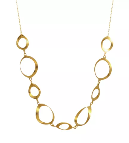 gargantilla de oro amarillo 18 ktes danza del sol