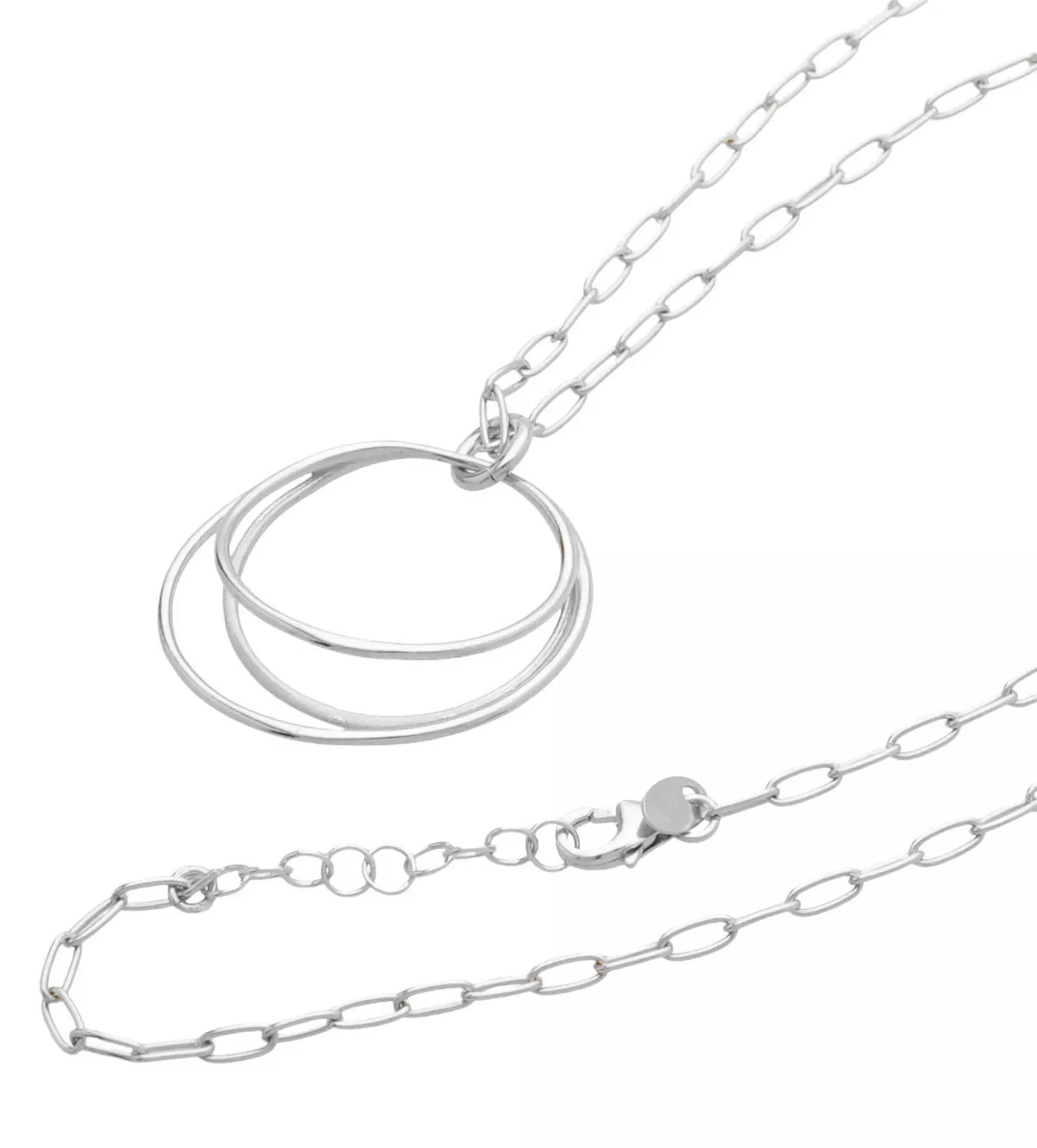 Gargantilla de plata "Tres Veces Tu" gargantilla de plata detalle cierre y alargador