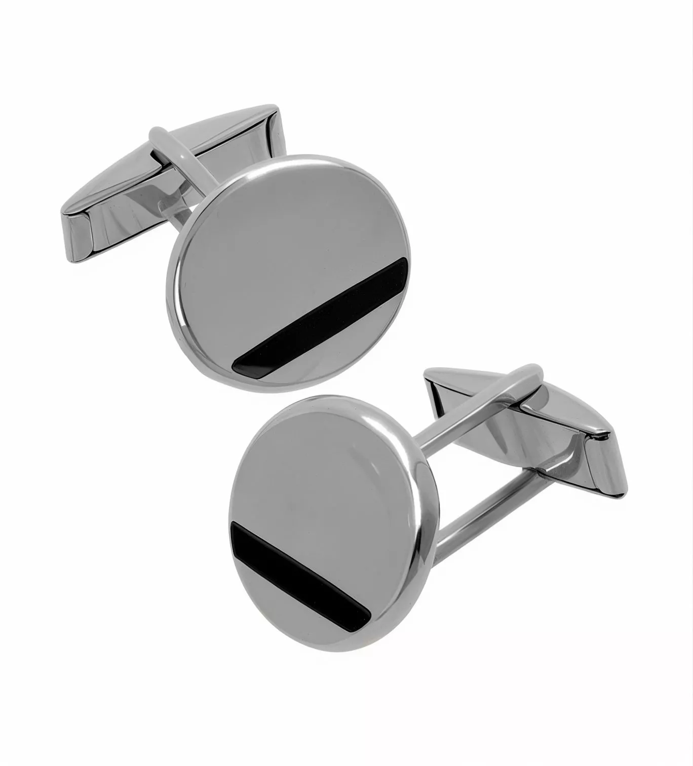 Gemelos de plata "Plata Nocturna" gemelos de plata banda negra