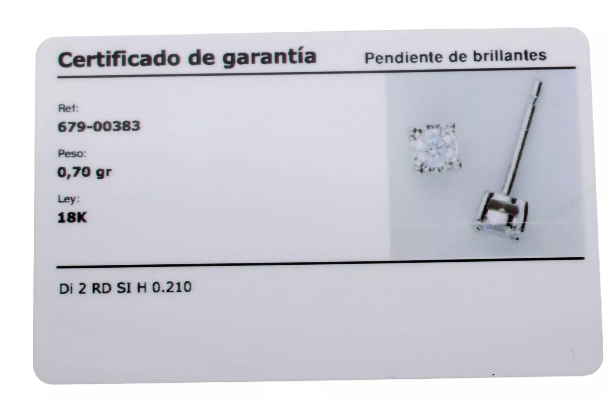 Pendientes de oro blanco 18k con diamantes "Chispas de Luz" Pendientes de oro blanco 18k con diamantes "Chispas de Luz" - Imagen 7